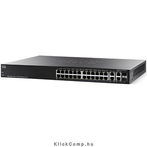 Eladó Már csak volt!!! Cisco SF300-24MP 24 LAN 10 100Mbps, 2 miniGBIC, 2 RJ45 menedzselhető MaxPoE swit - olcsó, Új Eladó Már csak volt!!! - Miskolc ( Borsod-Abaúj-Zemplén ) fotó