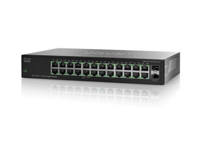 Eladó Már csak volt!!! Cisco SG102-24 Compact 24-Port Gigabit Switch - olcsó, Új Eladó Már csak volt!!! - Miskolc ( Borsod-Abaúj-Zemplén ) fotó