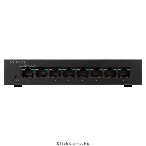Eladó Már csak volt!!! 8 port Switch Switch Gigabit Cisco SG110D-08 - olcsó, Új Eladó Már csak volt!!! - Miskolc ( Borsod-Abaúj-Zemplén ) fotó