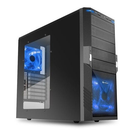 Eladó Már csak volt!!! Sharkoon Számítógépház - T5 Value (fekete; fekete belső; ATX,mATX; alsó táp; 1xU - olcsó, Új Eladó Már csak volt!!! - Miskolc ( Borsod-Abaúj-Zemplén ) fotó