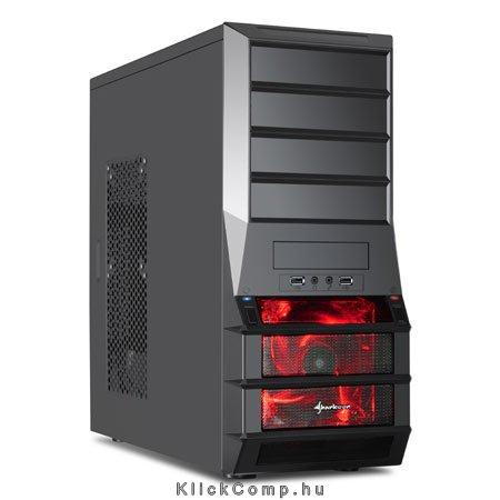 Eladó Már csak volt!!! Sharkoon Számítógépház - Vaya (fekete; fekete belső; alsó táp; ATX,mATX; 2xUSB2. - olcsó, Új Eladó Már csak volt!!! - Miskolc ( Borsod-Abaúj-Zemplén ) fotó