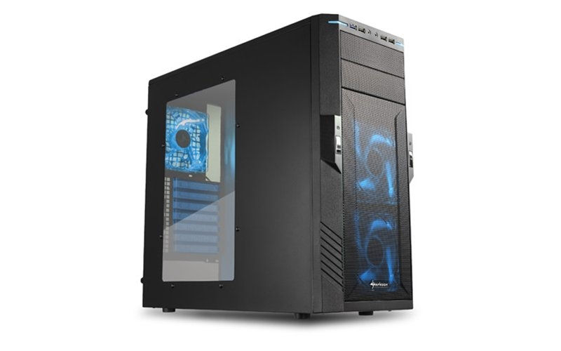 Eladó Már csak volt!!! Számítógépház ATX mATX alsó táp 3x120mm v. 2xUSB3.0 2xUSB I O SHARKOON T28 feket - olcsó, Új Eladó Már csak volt!!! - Miskolc ( Borsod-Abaúj-Zemplén ) fotó