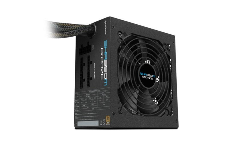 Eladó Már csak volt!!! Sharkoon Tápegység - 350W SHA350M Bronze (80Plus Bronze; 12cm ventilátor; Modulá - olcsó, Új Eladó Már csak volt!!! - Miskolc ( Borsod-Abaúj-Zemplén ) fotó