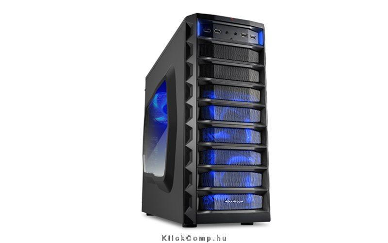 Eladó Már csak volt!!! Sharkoon Számítógépház - Rex MWC Water Cooling (fekete; ablakos; vízhűtés hely; - olcsó, Új Eladó Már csak volt!!! - Miskolc ( Borsod-Abaúj-Zemplén ) fotó