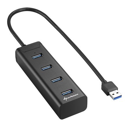 Eladó Már csak volt!!! USB Hub 4 port USB3.0 Aluminium Hub Fekete - olcsó, Új Eladó Már csak volt!!! - Miskolc ( Borsod-Abaúj-Zemplén ) fotó