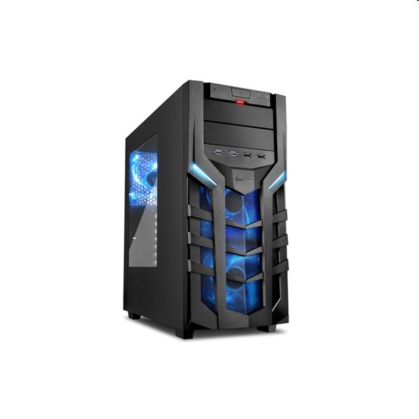 Eladó Már csak volt!!! Számítógépház ATX mATX mITX ablakos alsó táp 3x140mm Sharkoon DG7000 - olcsó, Új Eladó Már csak volt!!! - Miskolc ( Borsod-Abaúj-Zemplén ) fotó