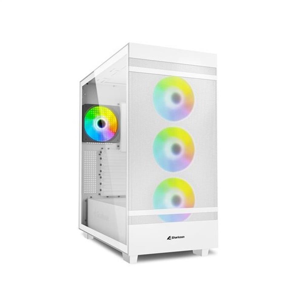 Eladó Számítógépház ATX ház Sharkoon Rebel C50 RGB WHITE MidTower - olcsó, Új Eladó - Miskolc ( Borsod-Abaúj-Zemplén ) fotó