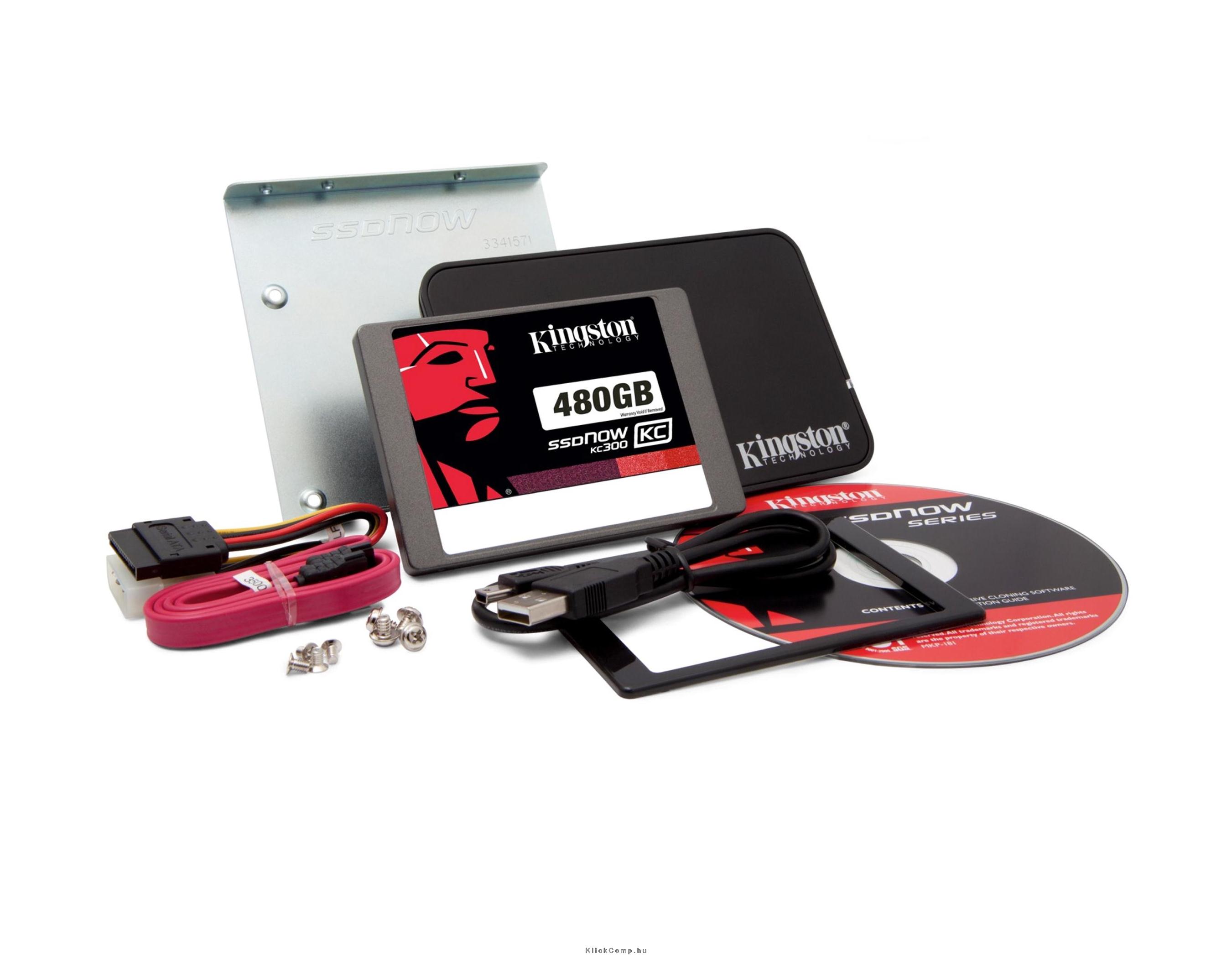 Eladó Már csak volt!!! 480GB SSD SATA3 2,5" 7mm KINGSTON SKC300S3B7A 480G Upgrade Kit - olcsó, Új Eladó Már csak volt!!! - Miskolc ( Borsod-Abaúj-Zemplén ) fotó