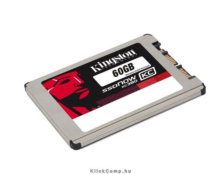 Eladó Már csak volt!!! 60GB SSD mSATA3 1,8" KINGSTON SKC380S3 60G - olcsó, Új Eladó Már csak volt!!! - Miskolc ( Borsod-Abaúj-Zemplén ) fotó
