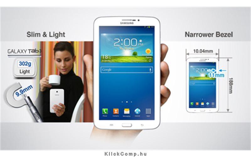 Eladó Már csak volt!!! Samsung 7" Galaxy TAB 3 8GB Titanium Fehér tablet (SM-T2110ZWLTPA) (3G, Wi-Fi) - olcsó, Új Eladó Már csak volt!!! - Miskolc ( Borsod-Abaúj-Zemplén ) fotó