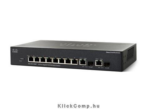 Eladó Már csak volt!!! Cisco SG300-10MP 8 LAN 10 100 1000Mbps, 2 miniGBIC menedzselhető rack switch - olcsó, Új Eladó Már csak volt!!! - Miskolc ( Borsod-Abaúj-Zemplén ) fotó