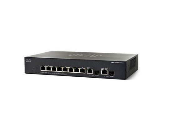 Eladó Már csak volt!!! Cisco SF302-08MP 8 LAN 10 100Mbps, 2 miniGBIC menedzselhető rack switch - olcsó, Új Eladó Már csak volt!!! - Miskolc ( Borsod-Abaúj-Zemplén ) fotó