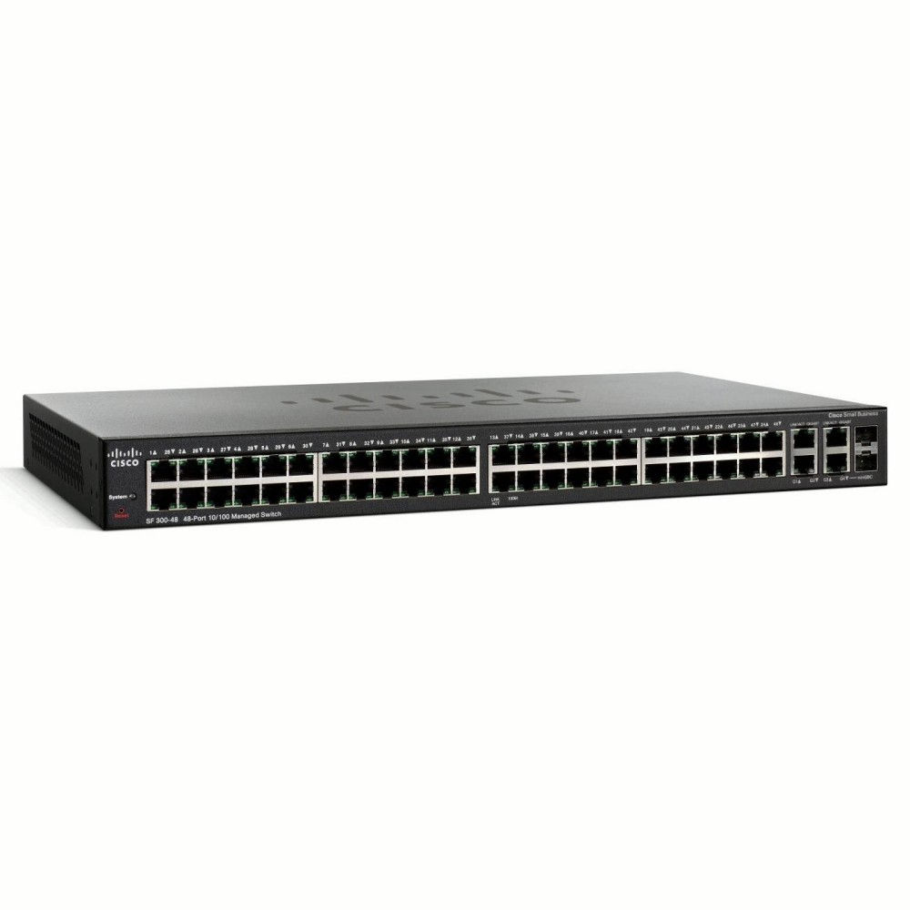 Eladó Már csak volt!!! Cisco SF300-48 48 LAN 10 100Mbps, 2 miniGBIC menedzselhető rack switch - olcsó, Új Eladó Már csak volt!!! - Miskolc ( Borsod-Abaúj-Zemplén ) fotó