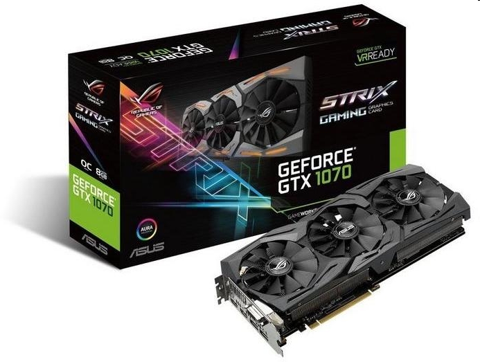Eladó Már csak volt!!! VGA GTX1070 ASUS videokártya nVidia STRIX GTX1070 O8G GAMING - olcsó, Új Eladó Már csak volt!!! - Miskolc ( Borsod-Abaúj-Zemplén ) fotó