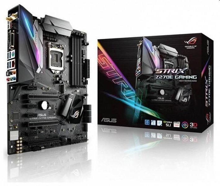 Eladó Már csak volt!!! Z270 alaplap s1151 Asus STRIX Z270E GAMING - olcsó, Új Eladó Már csak volt!!! - Miskolc ( Borsod-Abaúj-Zemplén ) fotó