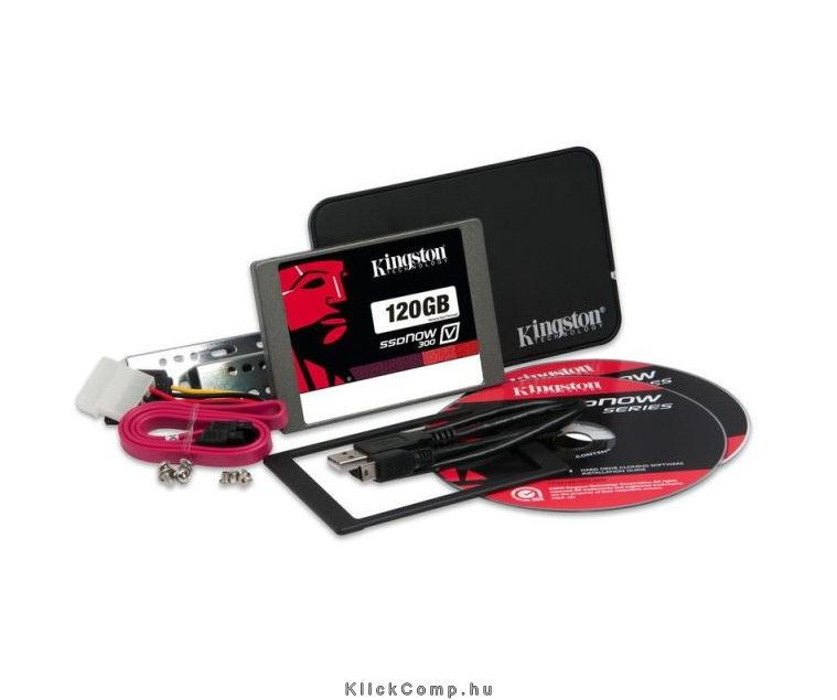 Eladó Már csak volt!!! 120GB SSD SATA3 2,5" 7mm KINGSTON SV300S3B7A 120G Upgrade Kit - olcsó, Új Eladó Már csak volt!!! - Miskolc ( Borsod-Abaúj-Zemplén ) fotó
