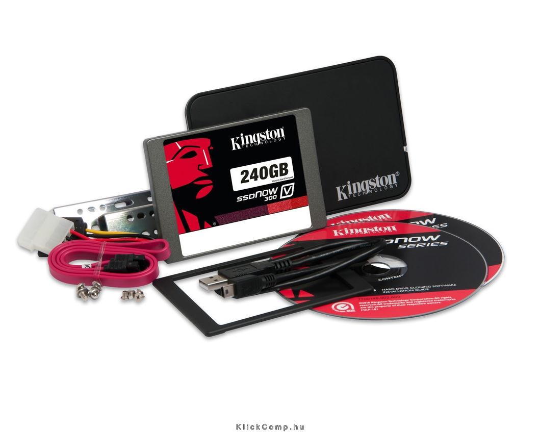 Eladó Már csak volt!!! 240GB SSD SATA3 2,5" 7mm KINGSTON SV300S3B7A 240G Upgrade Kit - olcsó, Új Eladó Már csak volt!!! - Miskolc ( Borsod-Abaúj-Zemplén ) fotó