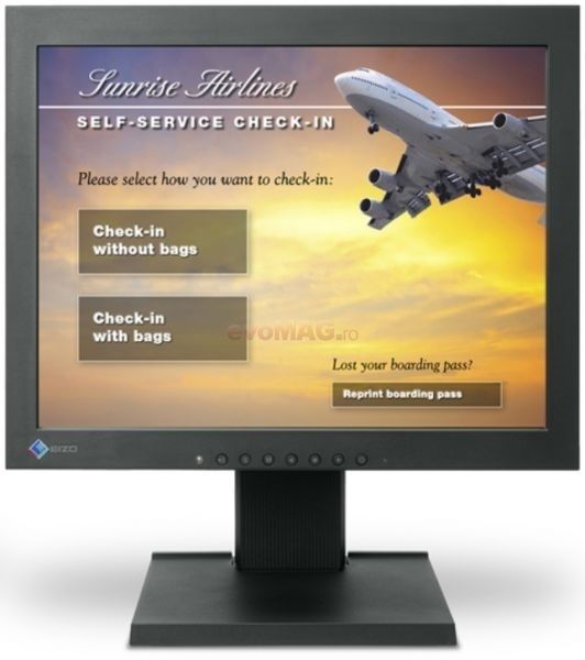 Eladó Már csak volt!!! Eizo monitor 15" T1501 FlexScan Touch LCD, fekete - olcsó, Új Eladó Már csak volt!!! - Miskolc ( Borsod-Abaúj-Zemplén ) fotó