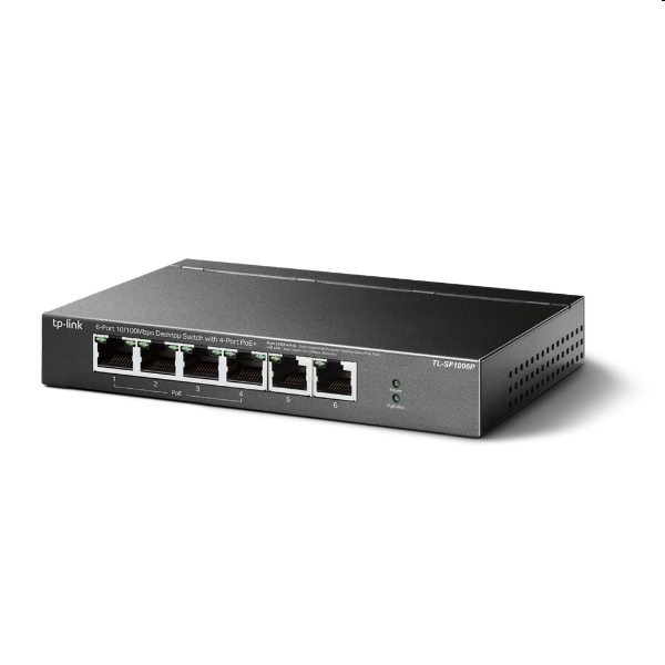 Eladó 6 Port Switch TP-LINK TL-SF1006P 6-Port 10 100Mbps Desktop PoE Switch with 4-Por - olcsó, Új Eladó - Miskolc ( Borsod-Abaúj-Zemplén ) fotó