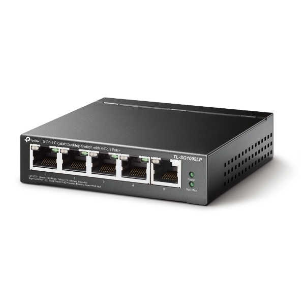 Eladó 5 Port Switch TP-LINK TL-SG1005LP 5-Port Gigabit Desktop Switch with 4-Port PoEP - olcsó, Új Eladó - Miskolc ( Borsod-Abaúj-Zemplén ) fotó