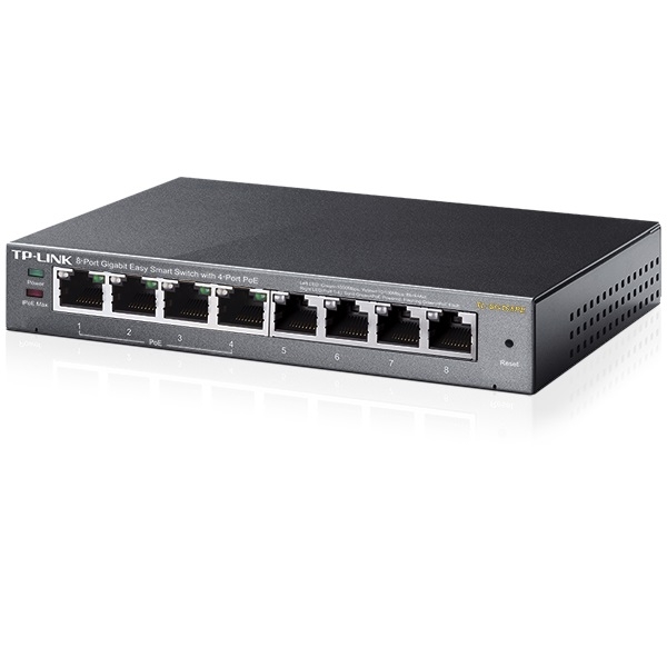 Eladó Már csak volt!!! 8 Port Switch TP-LINK TL-SG108PE 8-Port Gigabit Easy Smart Switch with 4-Port Po - olcsó, Új Eladó Már csak volt!!! - Miskolc ( Borsod-Abaúj-Zemplén ) fotó