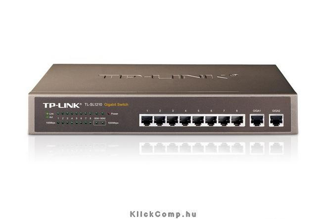 Eladó Már csak volt!!! TP-Link TL-SL1210 8 LAN 10 100Mbps, 2 1000Mbps rack switch - olcsó, Új Eladó Már csak volt!!! - Miskolc ( Borsod-Abaúj-Zemplén ) fotó