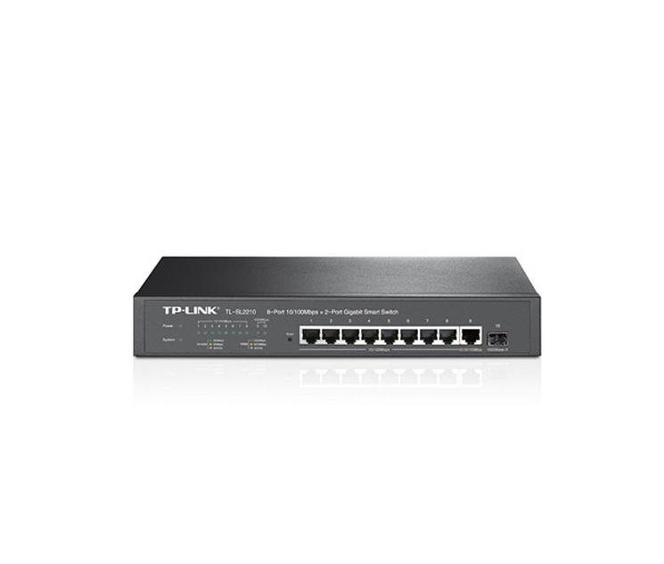 Eladó Már csak volt!!! 8-Port 10 100Mbps Plus 2-Port Gigabit Smart Switch - olcsó, Új Eladó Már csak volt!!! - Miskolc ( Borsod-Abaúj-Zemplén ) fotó