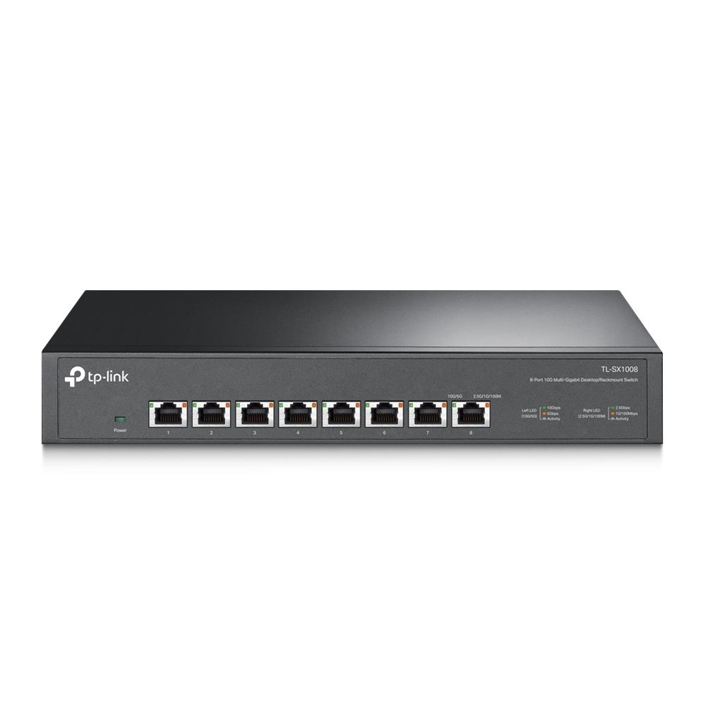 Eladó 8 Port 10G Multi-Gigabit TP-LINK TL-SX1008 Desktop Rackmount Switch - olcsó, Új Eladó - Miskolc ( Borsod-Abaúj-Zemplén ) fotó