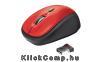 Egér Notebook Vezeték Nélküli Yvi Red c.sz:; 800-1600DPI; micro vevő; vörös-feke