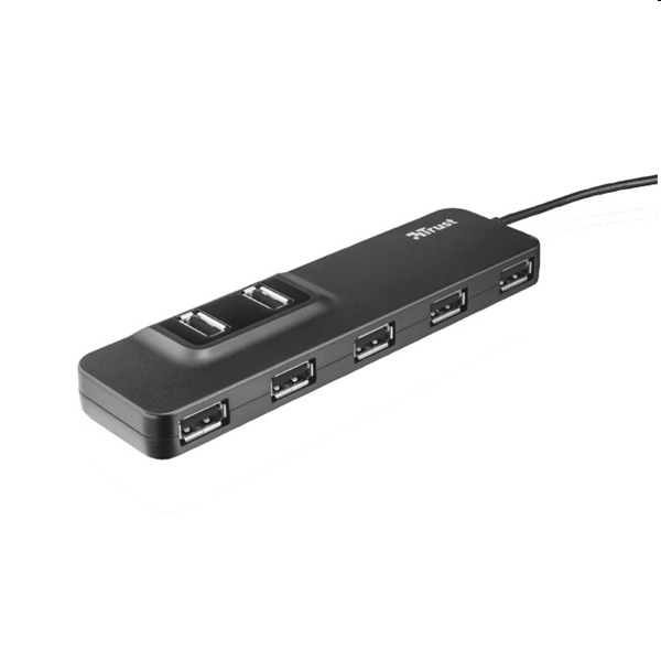 Eladó Már csak volt!!! Trust USB Hub - Oila7; 7port USB2.0 Pluspower adapter, fekete - olcsó, Új Eladó Már csak volt!!! - Miskolc ( Borsod-Abaúj-Zemplén ) fotó