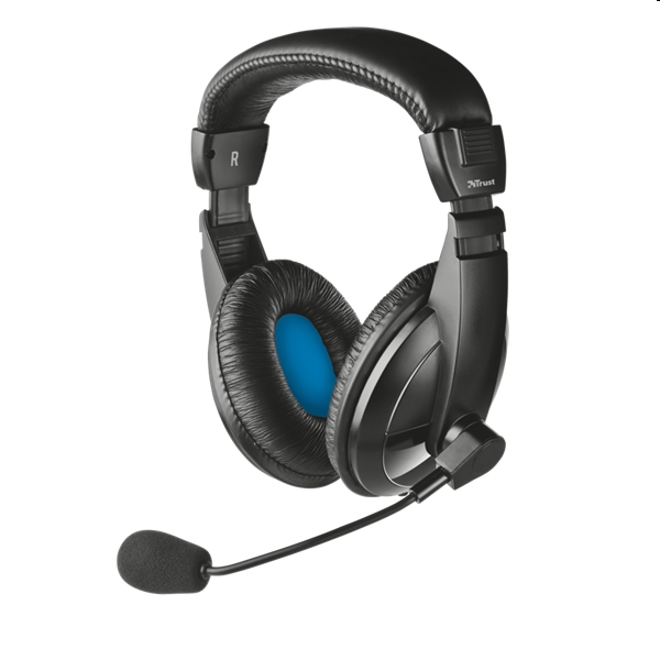 Eladó Már csak volt!!! Trust mikrofonos fejhallgató Quasar  headset - olcsó, Új Eladó Már csak volt!!! - Miskolc ( Borsod-Abaúj-Zemplén ) fotó