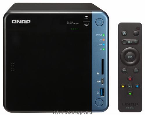 Eladó Már csak volt!!! NAS 4 HDD hely SATA CQC 8GB 2x RJ-45 5x USB3.0 2xHDMI QNAP TS-453B-8G - olcsó, Új Eladó Már csak volt!!! - Miskolc ( Borsod-Abaúj-Zemplén ) fotó