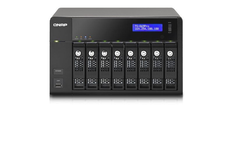 Eladó Már csak volt!!! QNAP TS-869 PRO (NAS, 8 HDD hely, Olv.:222MB s, Írás: 222MB s, SATA, 2x RJ-45, 5 - olcsó, Új Eladó Már csak volt!!! - Miskolc ( Borsod-Abaúj-Zemplén ) fotó