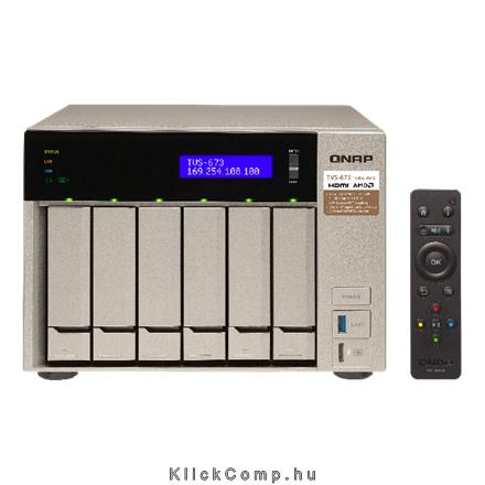Eladó Már csak volt!!! NAS 6 HDD hely SATA 4x Gigabit RJ-45 4x USB3.0 2xUSB3.1 QNAP TVS-673-64G - olcsó, Új Eladó Már csak volt!!! - Miskolc ( Borsod-Abaúj-Zemplén ) fotó