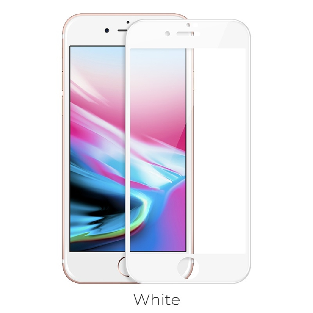 Eladó Mobil Képernyővédő üvegfólia Apple iPhone 7  8 fehér karcálló,ütésálló - olcsó, Új Eladó - Miskolc ( Borsod-Abaúj-Zemplén ) fotó