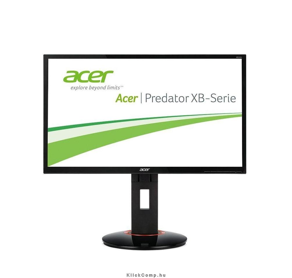 Eladó Már csak volt!!! Monitor 24" LED Displayport 144Hz-es Acer Predator XB240HAbpr - olcsó, Új Eladó Már csak volt!!! - Miskolc ( Borsod-Abaúj-Zemplén ) fotó