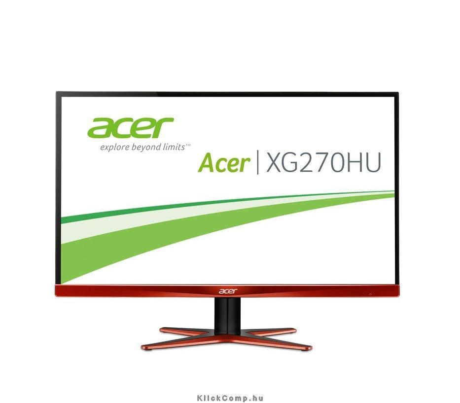 Eladó Már csak volt!!! Monitor 27" gamer LED DVI HDMI DisplayPort 144Hz-es multimédiás Acer Predator XG - olcsó, Új Eladó Már csak volt!!! - Miskolc ( Borsod-Abaúj-Zemplén ) fotó