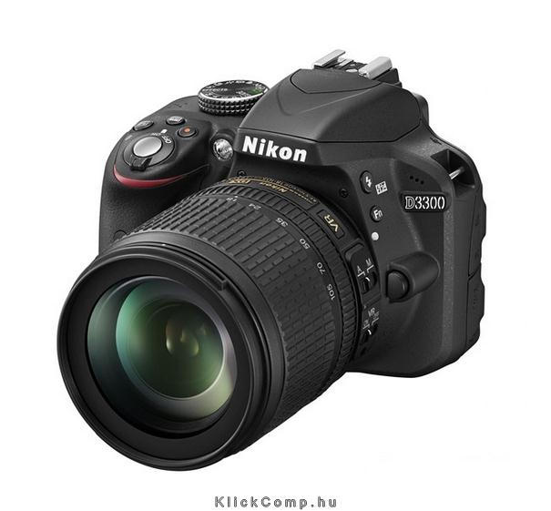 Eladó Már csak volt!!! Nikon D3300 Plus 18-105VR fekete digitális tükörreflexes fényképezőgép kit - olcsó, Új Eladó Már csak volt!!! - Miskolc ( Borsod-Abaúj-Zemplén ) fotó