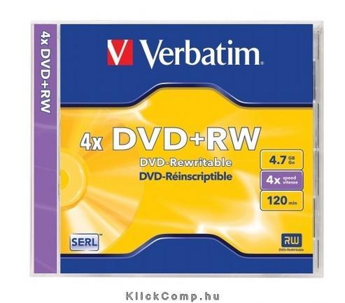 Eladó Már csak volt!!! DVD-RW lemez, újraírható, 4,7GB, 4x, normál tok, VERBATIM - olcsó, Új Eladó Már csak volt!!! - Miskolc ( Borsod-Abaúj-Zemplén ) fotó