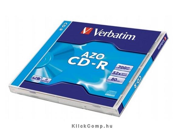 Eladó CD-R lemez, Crystal bevonat, AZO, 700MB, 52x, normál tok, VERBATIM "DataLife Plu - olcsó, Új Eladó - Miskolc ( Borsod-Abaúj-Zemplén ) fotó