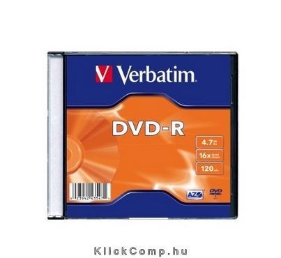 Eladó Már csak volt!!! DVD-R lemez, AZO, 4,7GB, 16x, vékony tok, VERBATIM - olcsó, Új Eladó Már csak volt!!! - Miskolc ( Borsod-Abaúj-Zemplén ) fotó