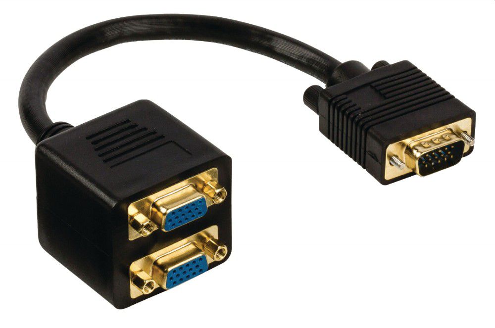 Eladó Már csak volt!!! Kábel VGA elosztó 1x VGA M, 2x VGA F 20cm - olcsó, Új Eladó Már csak volt!!! - Miskolc ( Borsod-Abaúj-Zemplén ) fotó