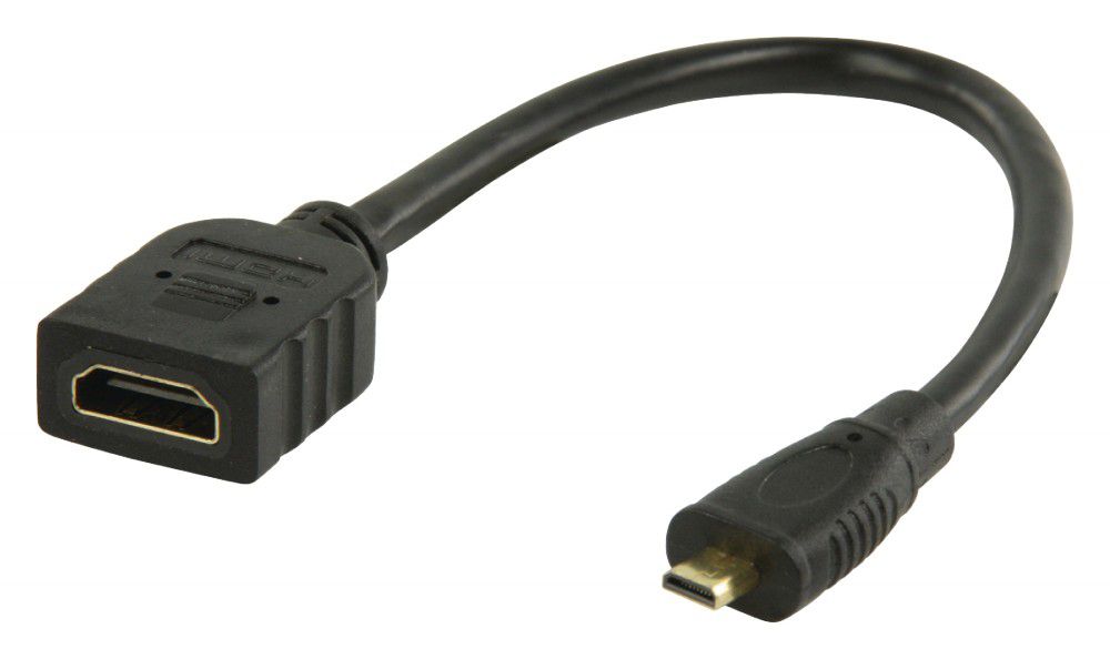 Eladó Már csak volt!!! HDMI kábel 1.4 HDMI micro csatlakozó 0,2m fekete - olcsó, Új Eladó Már csak volt!!! - Miskolc ( Borsod-Abaúj-Zemplén ) fotó