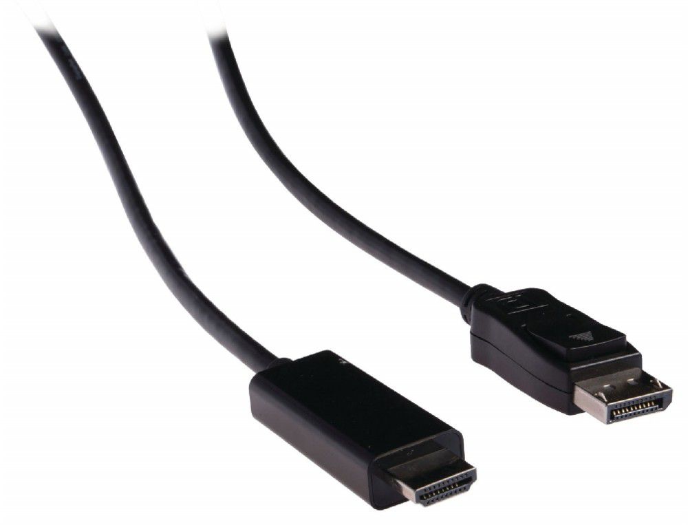 Eladó Már csak volt!!! DisplayPort HDMI átalakító-kábel: DisplayPort apa – HDMI apa csatlakozó 2m feket - olcsó, Új Eladó Már csak volt!!! - Miskolc ( Borsod-Abaúj-Zemplén ) fotó