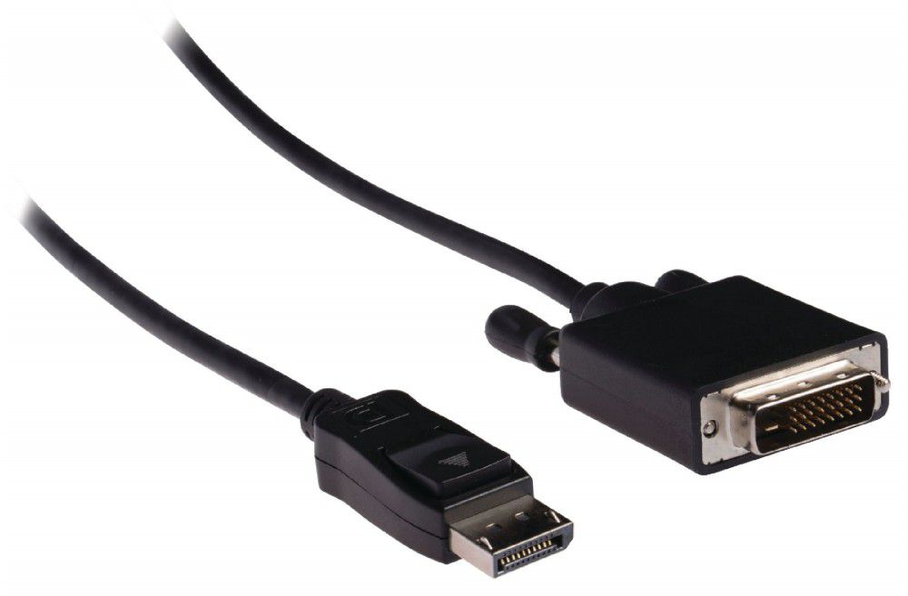 Eladó Már csak volt!!! Kábel DisplayPort DVI átalakító: DisplayPort apa – DVI-D 24Plus1 tűs apa, 3,00 m - olcsó, Új Eladó Már csak volt!!! - Miskolc ( Borsod-Abaúj-Zemplén ) fotó