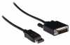 Eladó Már csak volt!!! Kábel DisplayPort DVI átalakító: DisplayPort apa – DVI-D 24Plus1 tűs apa, 3,00 m - olcsó, Új Eladó Már csak volt!!! - Miskolc ( Borsod-Abaúj-Zemplén ) fotó 1