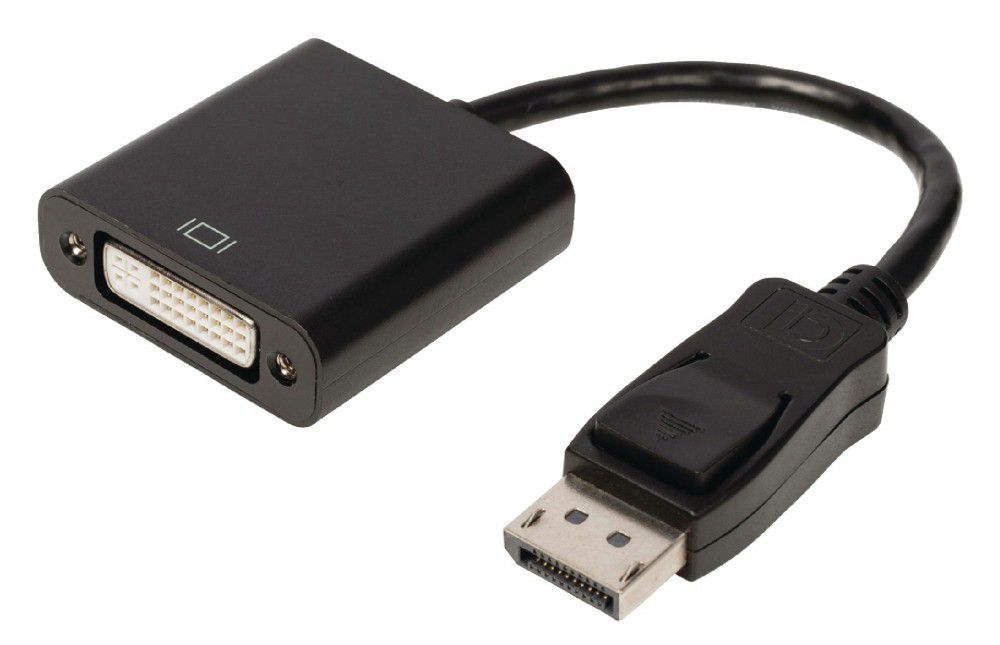 Eladó DisplayPort DVI átalakító: DisplayPort apa – DVI-D 24Plus1 tűs anya 0,2m fekete - olcsó, Új Eladó - Miskolc ( Borsod-Abaúj-Zemplén ) fotó