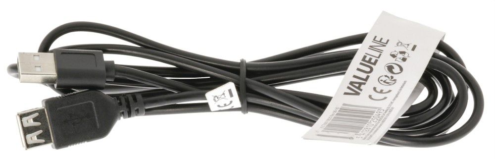 Eladó Már csak volt!!! USB hosszabbító-kábel 2m USB2.0 A-A apa anya, duplán árnyékolt - olcsó, Új Eladó Már csak volt!!! - Miskolc ( Borsod-Abaúj-Zemplén ) fotó