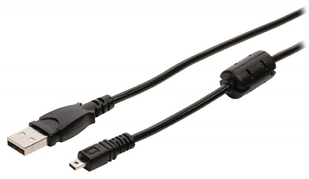 Eladó Már csak volt!!! Fényképezőgép-adatkábel: USB 2.0 A apa – UC-E6 8-pin-csatlakozó apa, 2,00 m, fek - olcsó, Új Eladó Már csak volt!!! - Miskolc ( Borsod-Abaúj-Zemplén ) fotó