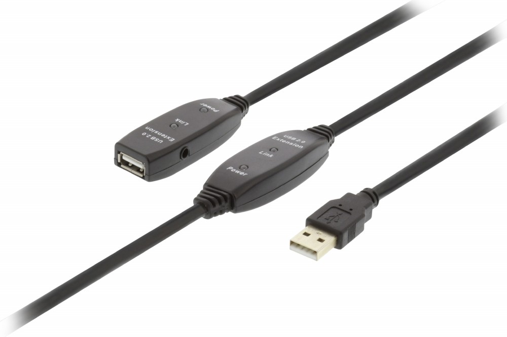 Eladó Már csak volt!!! USB2.0 Hosszabbító Kábel Aktív USB A Dugó - USB A Aljzat 30 m Fekete - olcsó, Új Eladó Már csak volt!!! - Miskolc ( Borsod-Abaúj-Zemplén ) fotó
